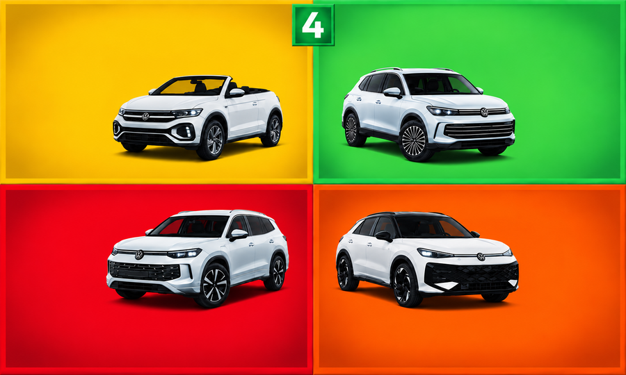 4 Modelle - kleine Rate